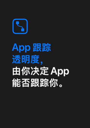 App 追踪透明度，由你决定 App 能否跟踪你。