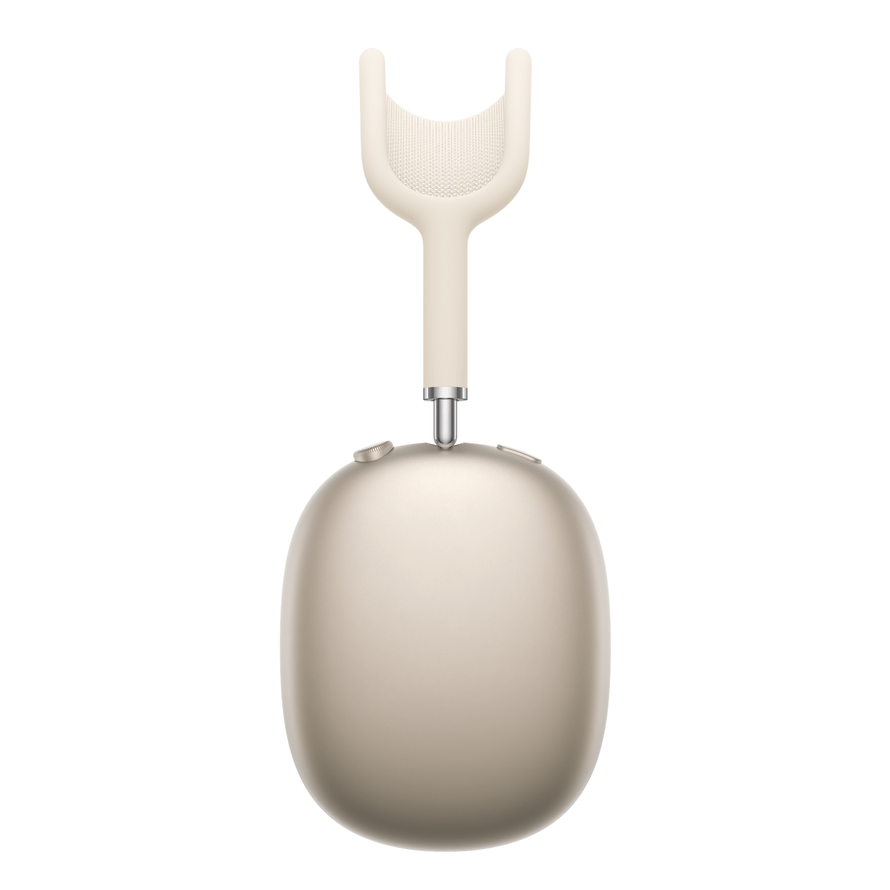 星光色 AirPods Max 的侧面图。
